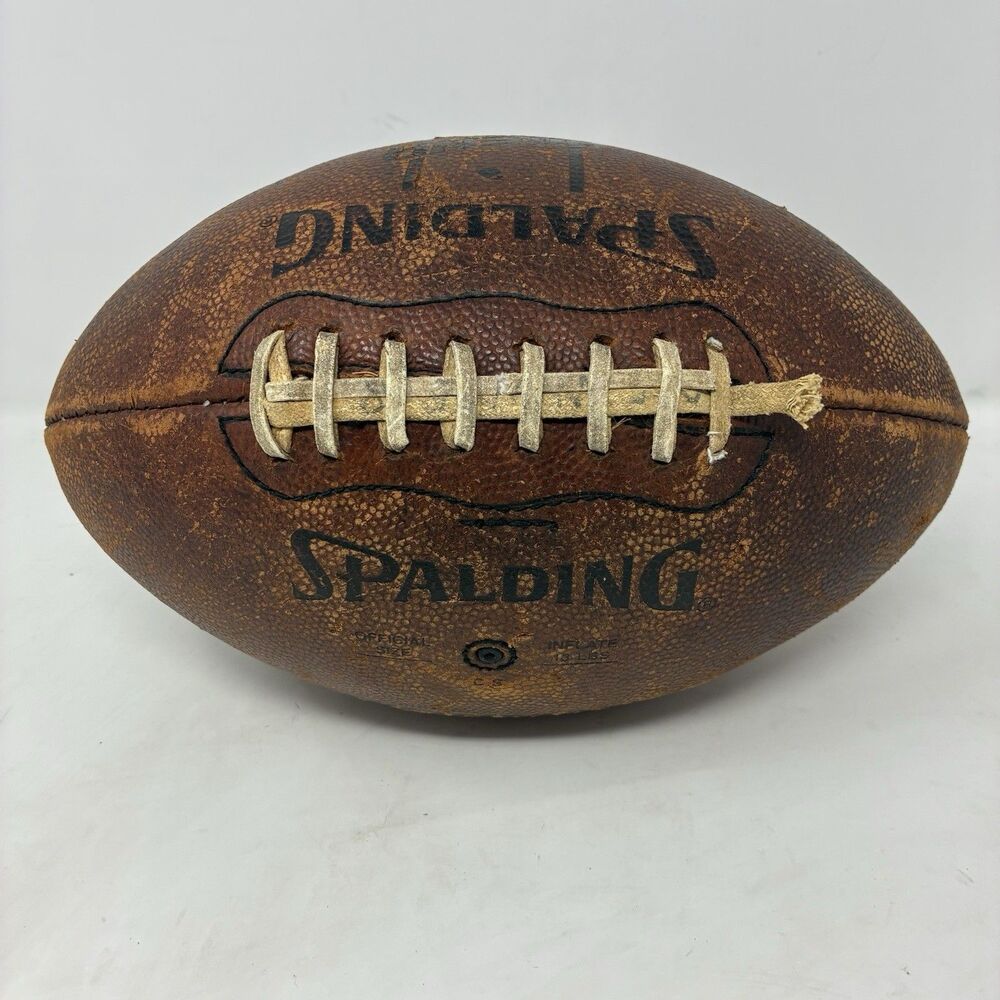 VINTAGE 80s Original Arena Football League Official Spalding Game Ball Ironman